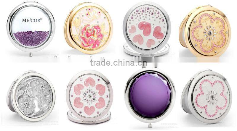 Elegant LED folding portable Pocket Mirror