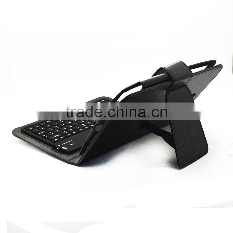 3.0 Bluetooth keyboard for samsung galaxy Note 10.1 N8000/N8010/P5100 silicone Keyboard Leather Case Cover silicone case