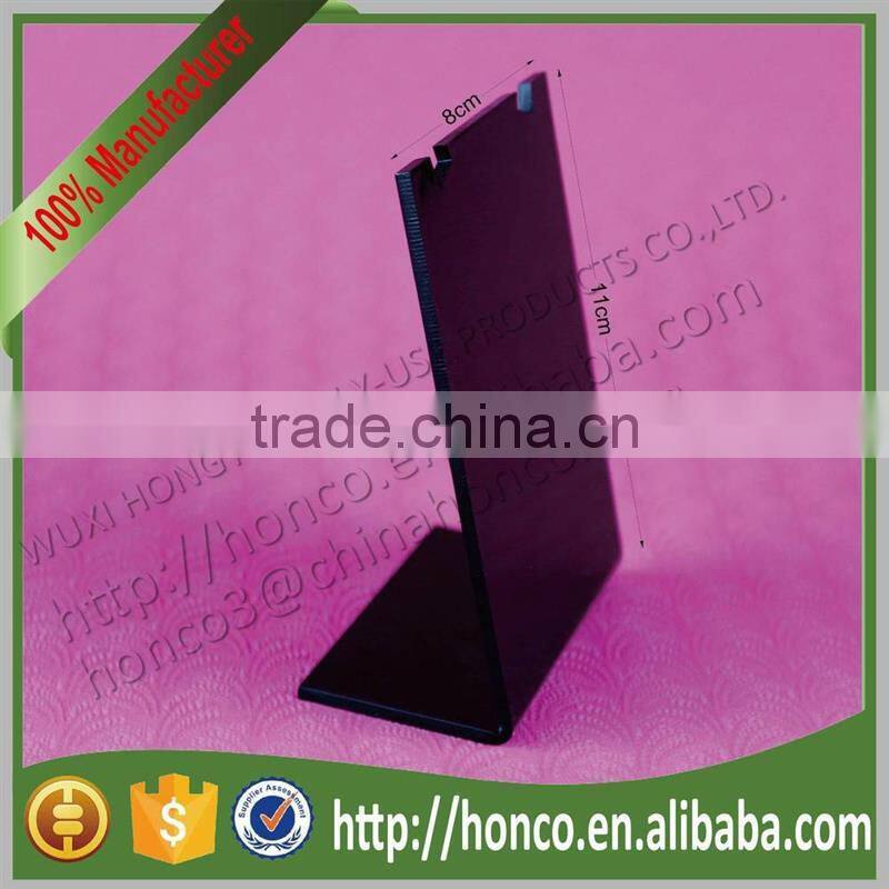 Black Colour Acrylic Jewelry Necklace Display Rack Stand