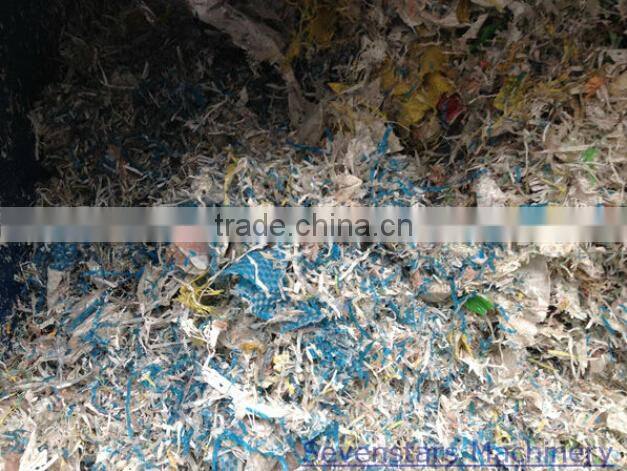PP stretch film shredder/plastic stretch film shredder/pe film shredder