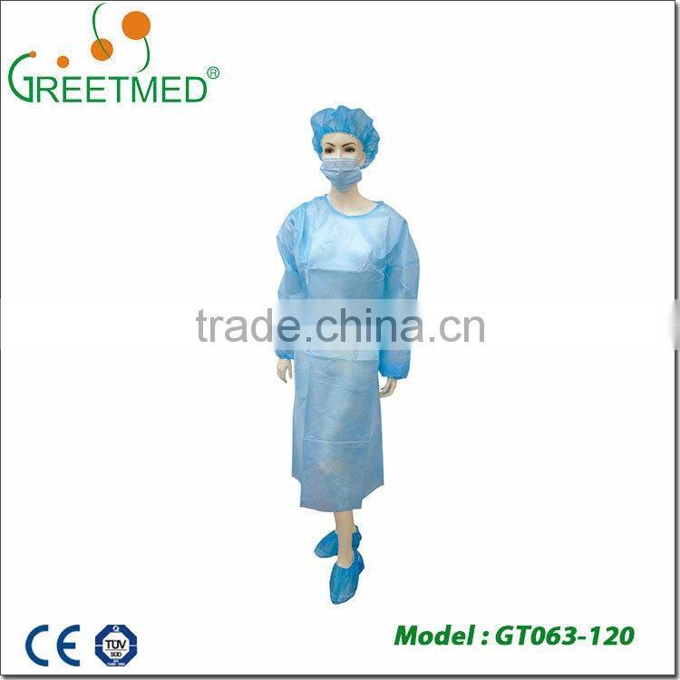 Hot sale made in china isolation gown