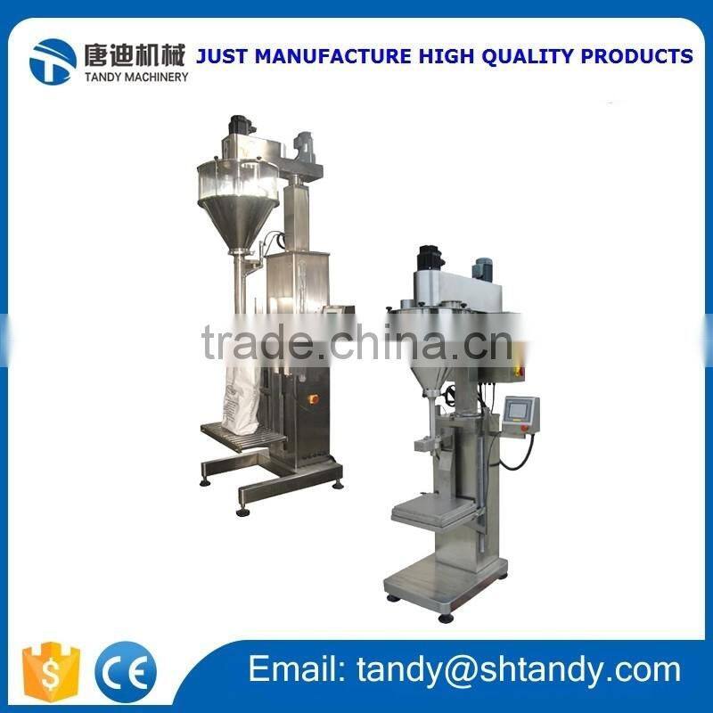 Semi automatic screw filling machine / can packing machine