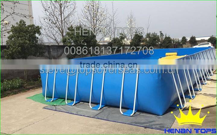 Above Ground Bracket Swimming Pool Durable PVC Metal Bracket Swimming Pool