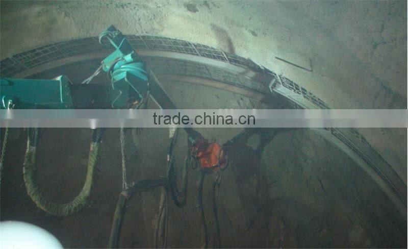 HSC-2013 tunnel construction shotcrete equipment wet mix concrete spray system with robot arm