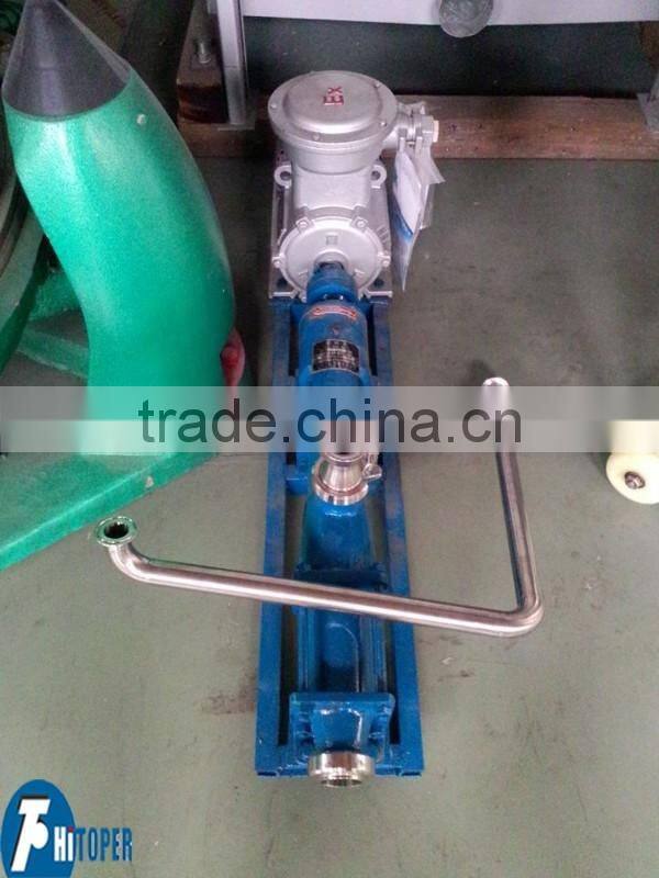 Widely application screw type feeding pump for filter press, filter press used feeding pump