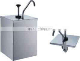 stainless steel sauce dispenser,Sauce Dispenser,sauce dispenser with pump (151403)