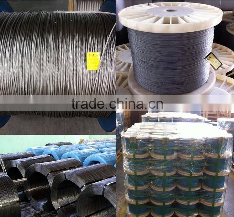 Environmental protection galvanized steel wire rope