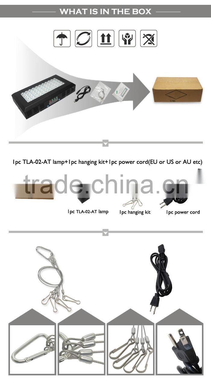 165w programmable led aquarium lighting for cora reef