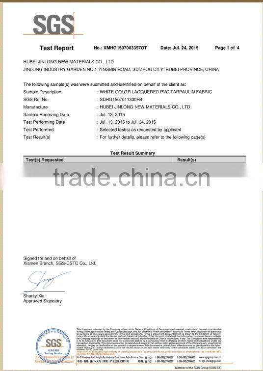 pvc laminated tarpaulin for fish pond