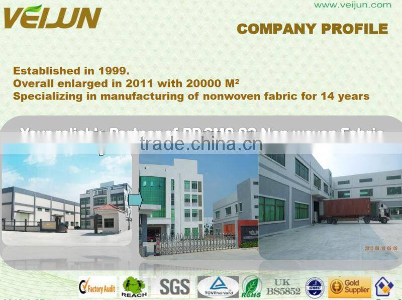 Manufacturer of Waterproof breathable PE/PP Coated Nonwoven lamination Fabric