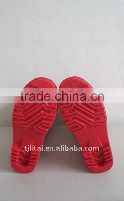 PVC Outsole Material and Unisex Gender PVC Rain Boots