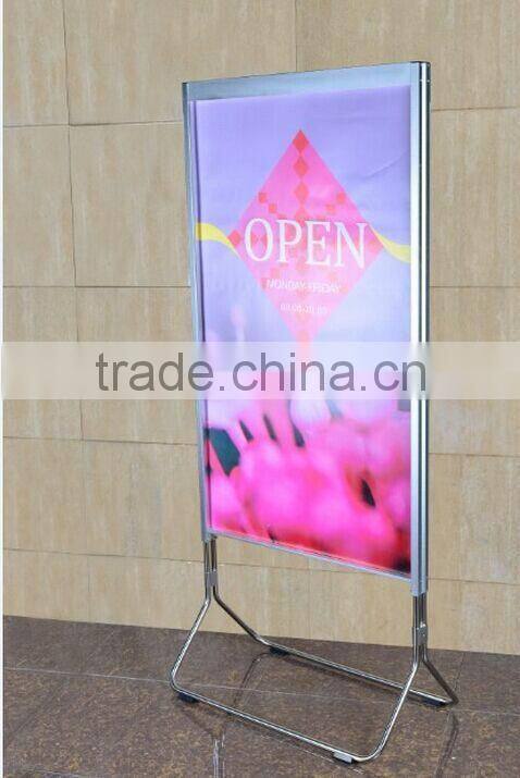 Floor standing advertising display