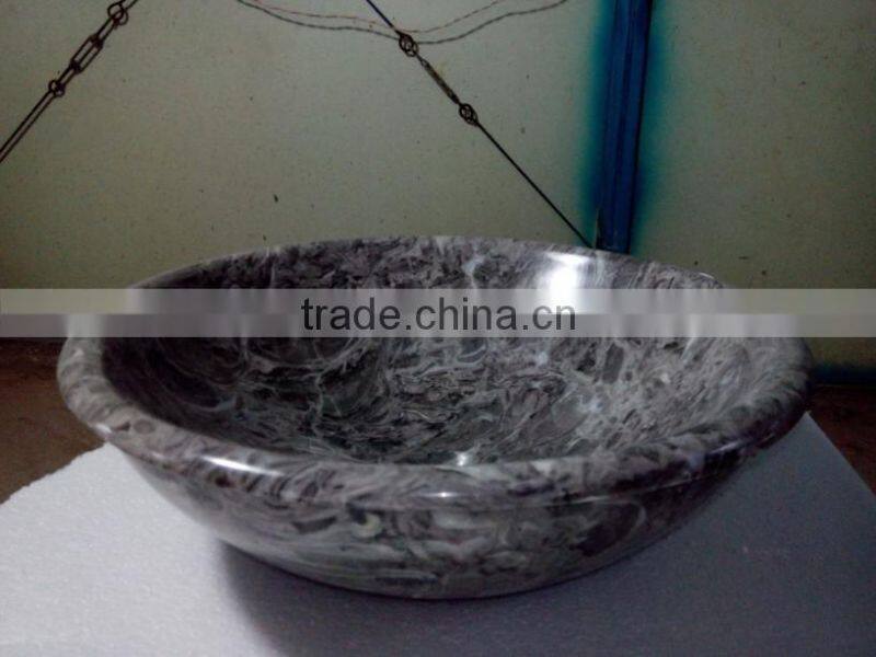 Good price round marble bathroom sink