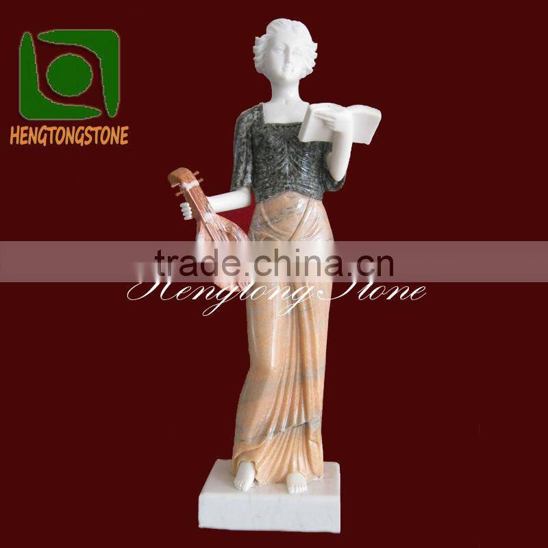 Hand Carved Marble Girl Craft