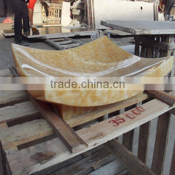 new travertine overmount sink