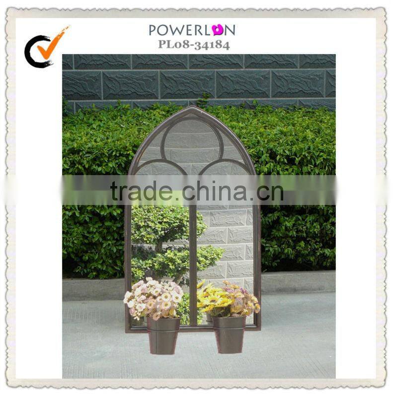 Handmade Outdoor Decorated Garden Mirror