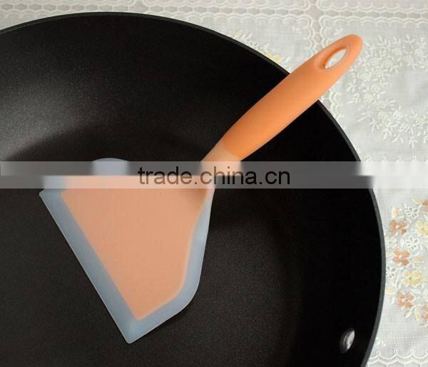 silicone nylon pancake pizza egg spatula turner wide no hurt to pan