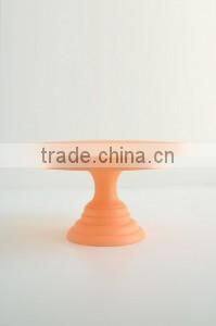 Water Base Food Safe Painting Colorful Wooden Cake Stand