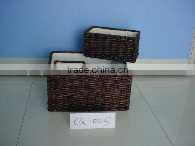 black water hyacinth basket seagrass baeket sea grass basket