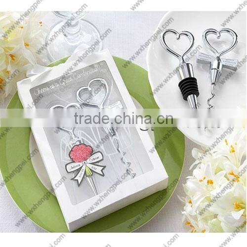 The wedding - shaped wine bottle of wine bottle opener two piece suit