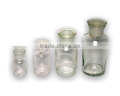 250ml amber narrow mouth glass reagent bottle