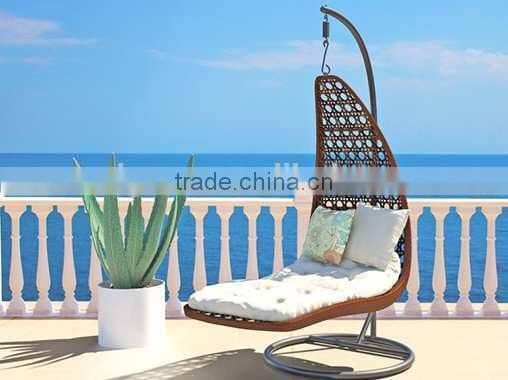 Unique outdoor furniture rattan balcony swing chair