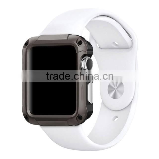 Endurable for apple watch rugged case,for apple watch rubber case, for apple watch accessories protective watch cover