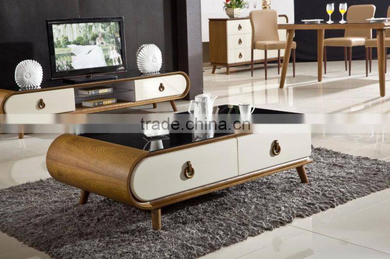 Modern Marble Top Design Wooden TV Table