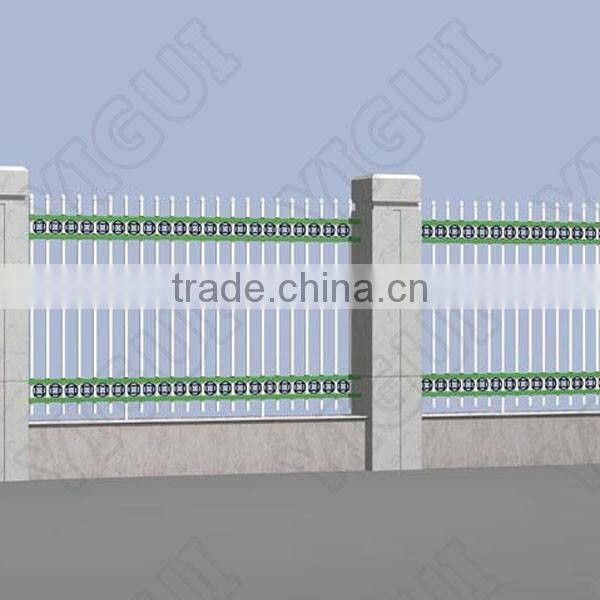 discount Hight Quality Decorative Black Cheap steel fence, hot sale factory direct sale fence