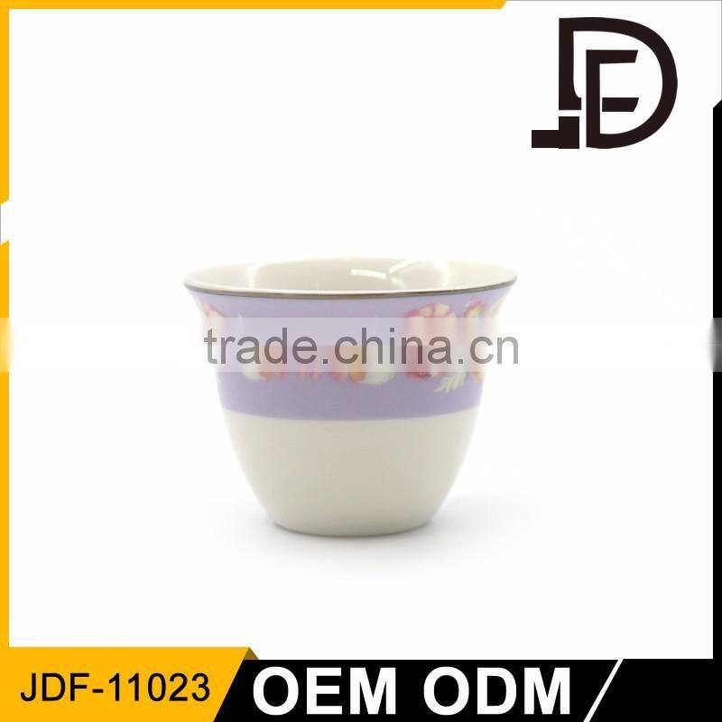 Drinkware hot sale cawa cup, porcelain cawa cup, high quality ceramic cawa cup