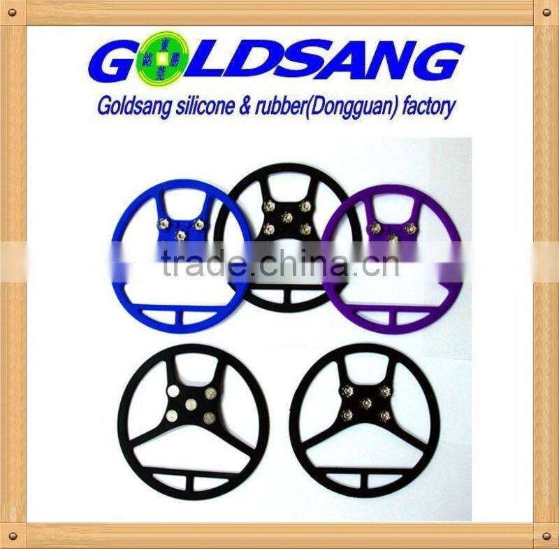 Round-shaped silicone crampon outdoor snow shoes cover