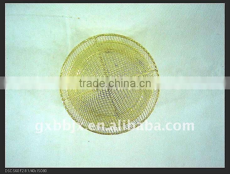 Gold iron wire decorative small mushroom craft