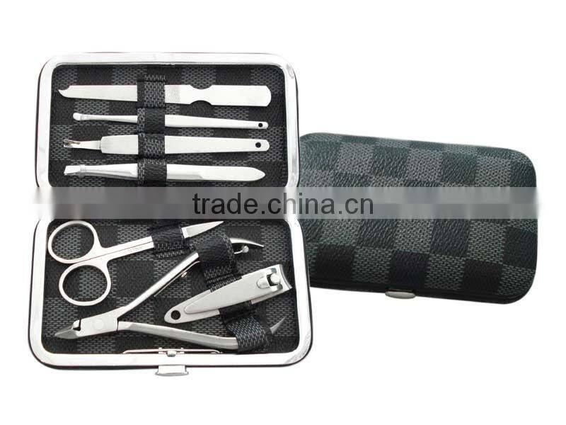 7 pcs fashion stainless steel manicure set