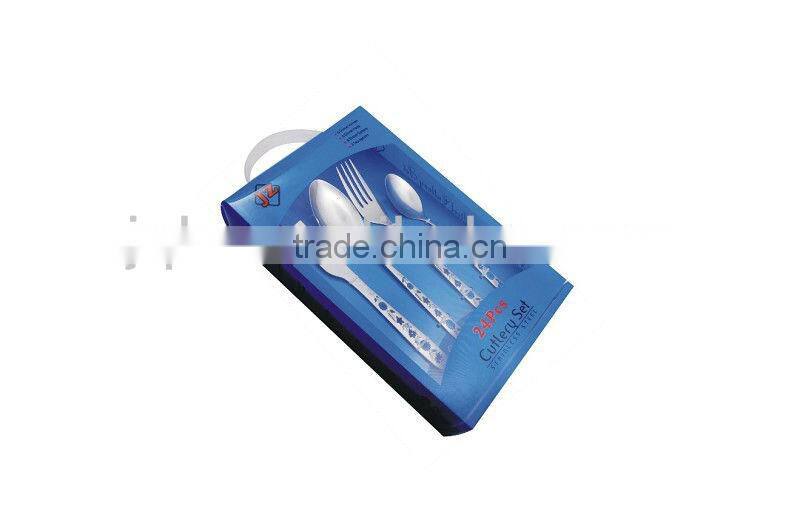 High Quality Package 24pcs Stainless Steel Cutlery Set Mirror Polishing 24pcs set