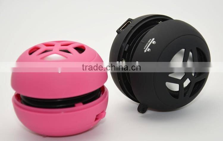 New gadget Christmas promotion gift portable laptop mini hamburger speaker