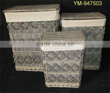 cheap chipwood laundry basket bag with removable bag