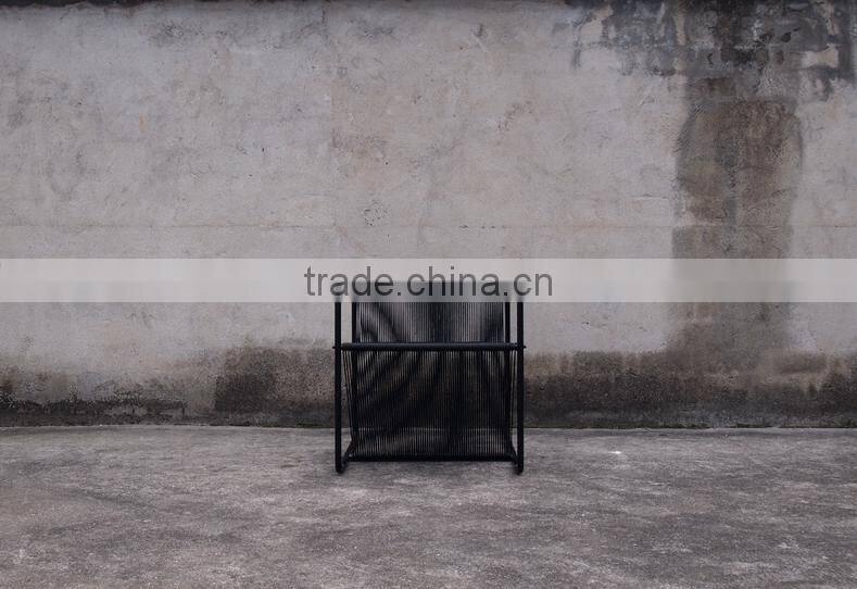 2015 new modern tubular furniture metal frame leisure chair