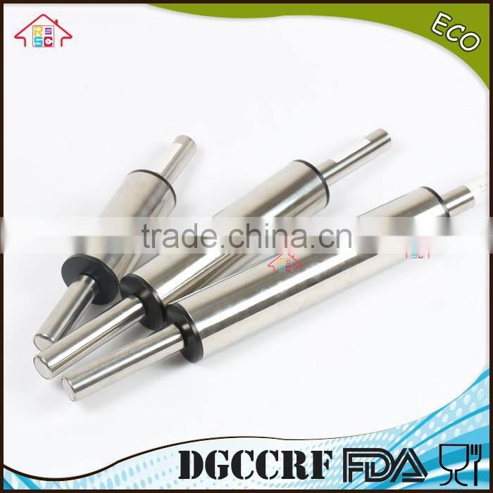 NBRSC OEM/ODM customized size Non stick stainless steel Rolling Pin with plastic core for Kids
