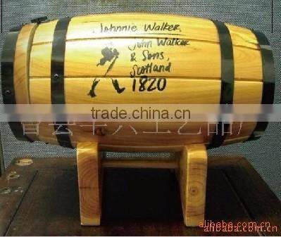 High quality cheap red wine wooden barrels with holder