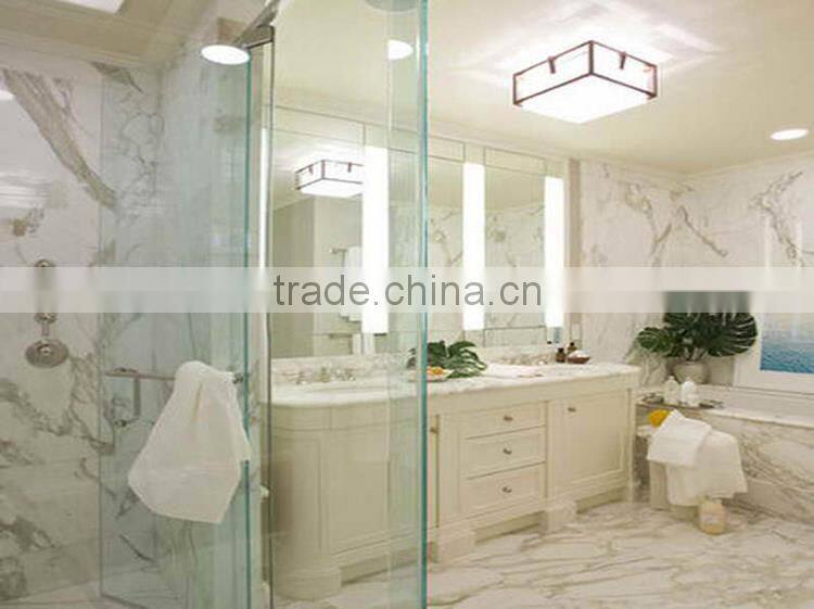 Best selling interior decoration natural stone white marble wall tile price