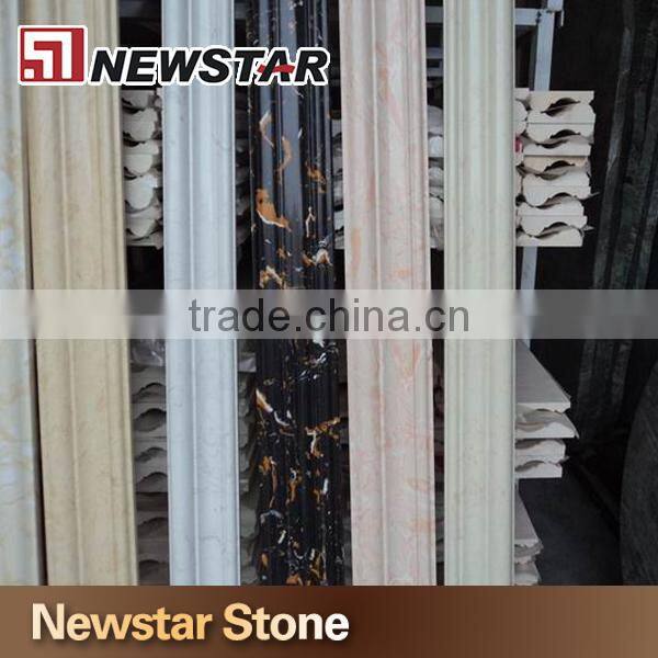Chinese leading supplier natural stone marble pencil molding