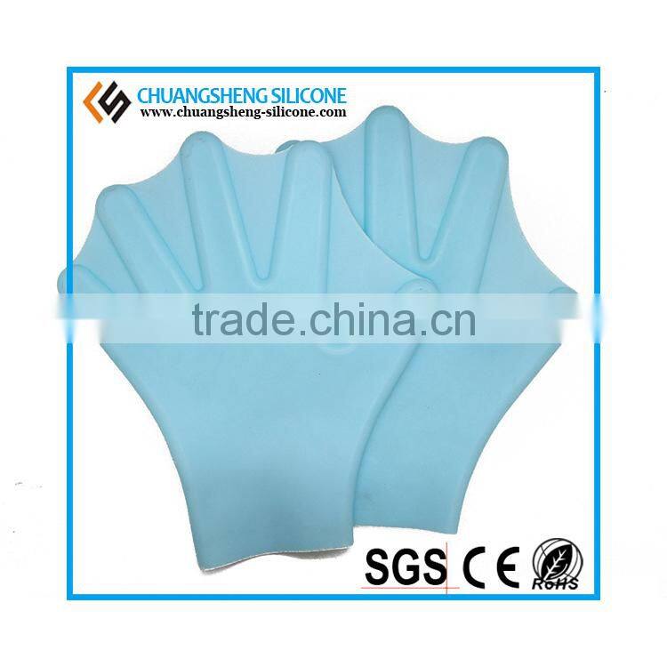 SILICONE SWIMMING HAND WEBBED SWIMMING GLOVES