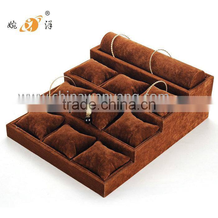 Hot Selling Different Kinds Watch Ring Bracelet Grey Jewelry Box Packaging