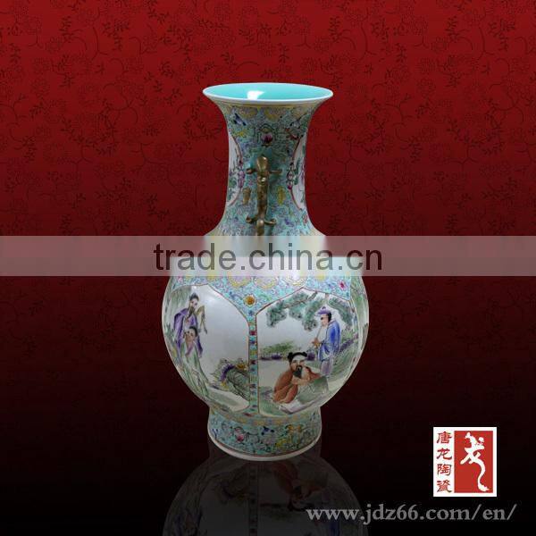 Special design excellent quality glaze ceramic basket for art collection
