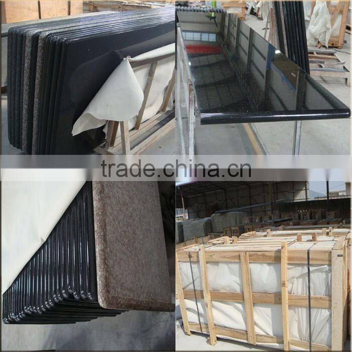 2017 China black silver dragon marble countertop