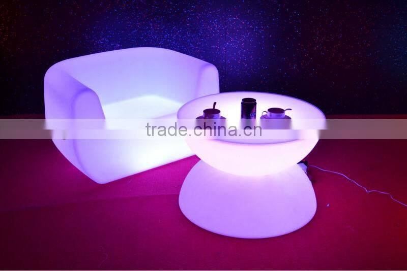 Hot Sales modern design plastic waterproof led light sofa