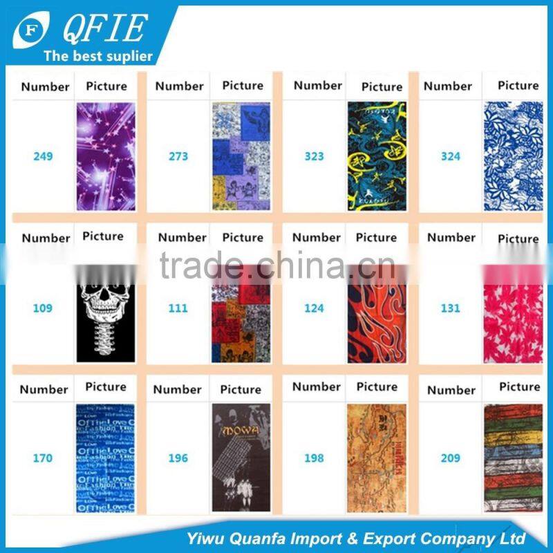 Wholesale cheap custom logo multifunctional seamless tubular magic sports head scarf