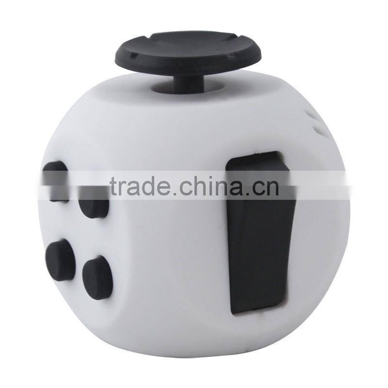 2017 newest design trending wholesale 3D magic full color Fidget Cube with high quality