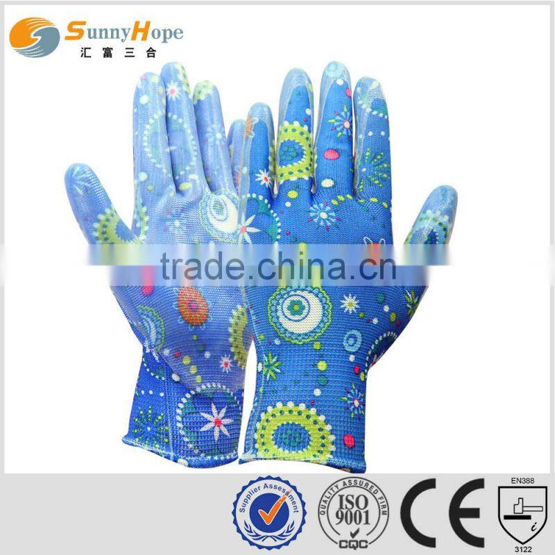 13gauge nitrile best gardening gloves