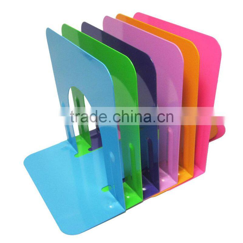 High quality colored simple design 5"metal desktop book stand